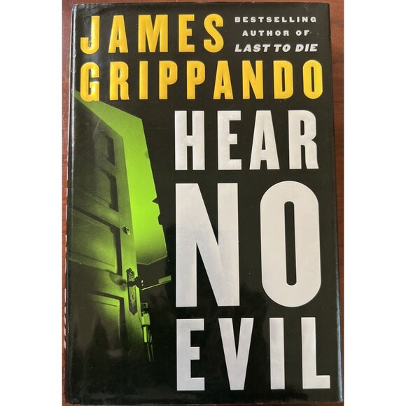 JAMES GRIPPANDO Hear No Evil & Got The Look 2 Hardcover 1st Edition Books - Picture 6 of 11